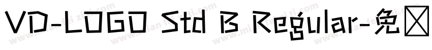 VD-LOGO Std B Regular字体转换